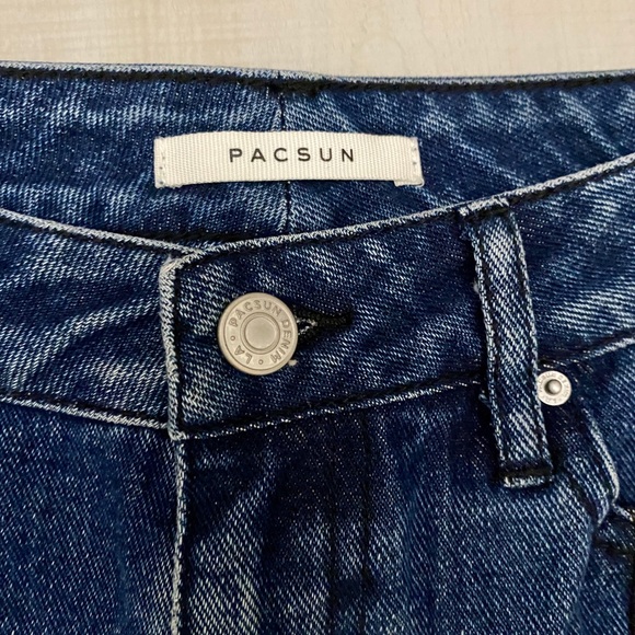 PAC Sun High Waisted Two Tone Loose Fit Jeans - Picture 8 of 10